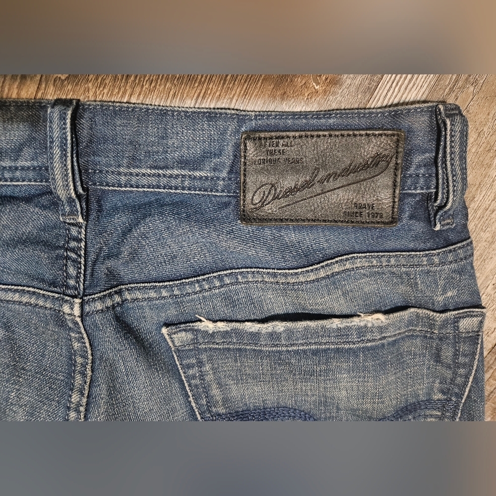 💙Diesel Jeans Almost Vinta Italian  31x30 Bootcut Button Jeans - Picture 9 of 15